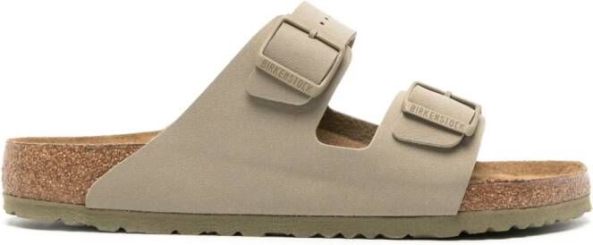 Birkenstock Arizona leren sandalen Beige