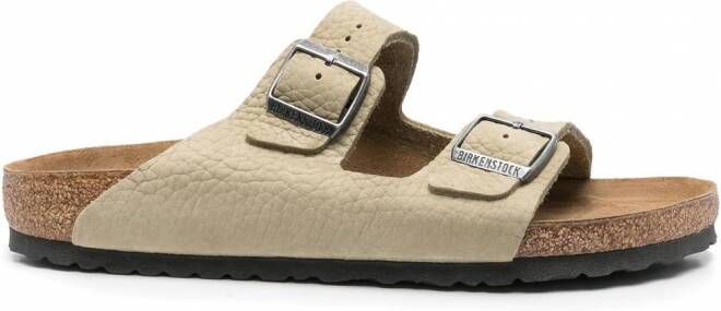 Birkenstock Arizona leren sandalen Groen