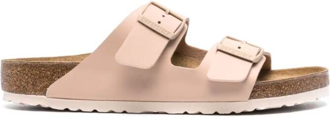 Birkenstock Arizona leren sandalen Roze