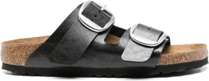 Birkenstock Arizona leren sandalen Zwart