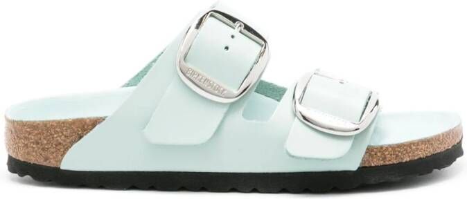 Birkenstock Arizona leren slippers Groen