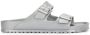 Birkenstock Arizona metallic sandalen Grijs - Thumbnail 1
