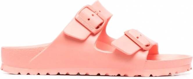 Birkenstock Arizona sandalen met dubbel bandje Roze
