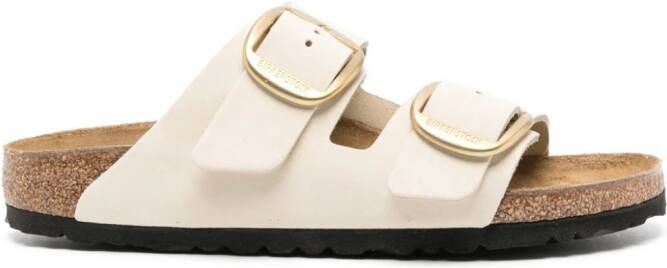 Birkenstock Arizona sandalen met gesp Beige