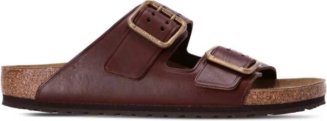 Birkenstock Arizona sandalen met gesp Bruin