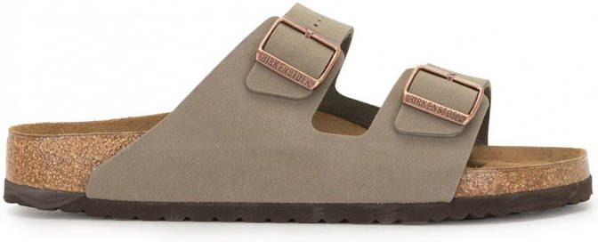 Birkenstock Arizona sandalen met gesp Imitatieleer 39 Bruin