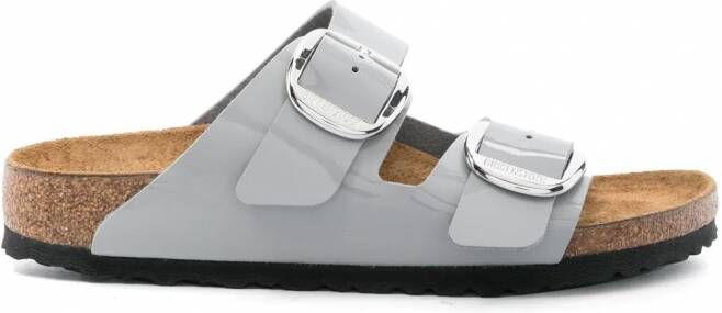 Birkenstock Arizona sandalen met gesp Grijs