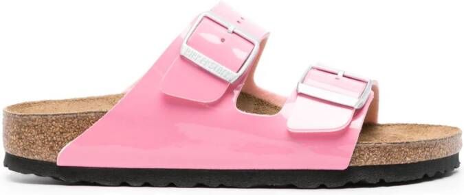 Birkenstock Arizona sandalen met gesp Roze