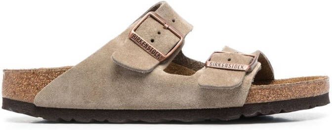 Birkenstock Arizona slip-on sandalen Beige