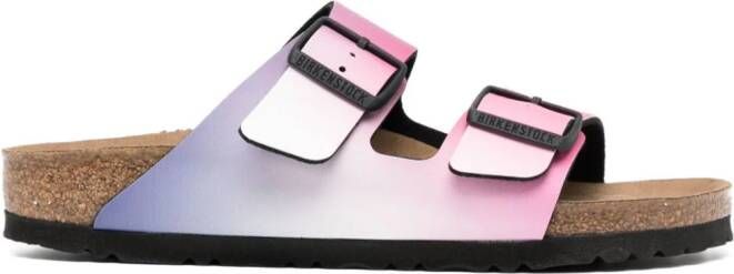 Birkenstock Arizona slippers met vervaagd-effect Roze