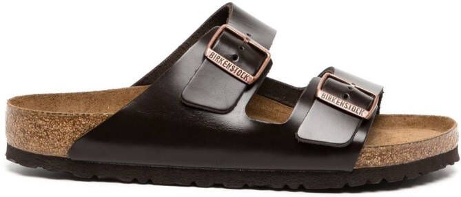 Birkenstock Arizona suède sandalen Bruin