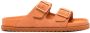 Birkenstock Arizona suède sandalen Oranje - Thumbnail 1