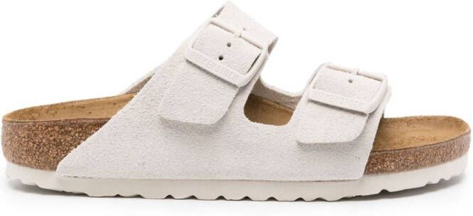 Birkenstock Sandalen met dubbele gesp Wit