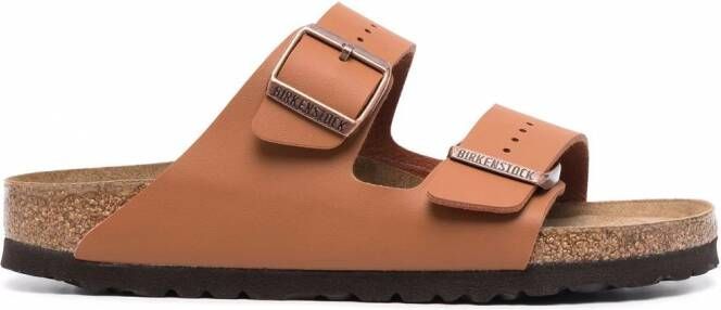 Birkenstock Arizone sandalen met dubbel bandje Bruin