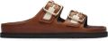 Birkenstock 1774 Arizona canvas sandalen Bruin - Bruin