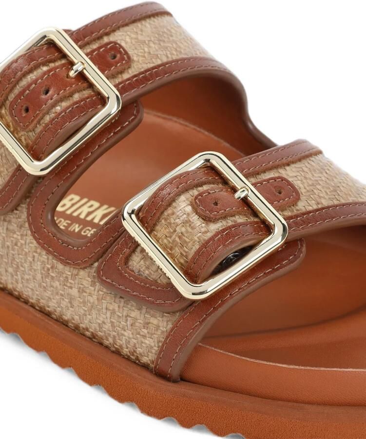 Birkenstock 1774 Arizona raffia sandalen Beige - Foto 2