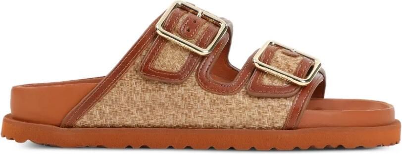 Birkenstock 1774 Arizona raffia sandalen Beige - Foto 3