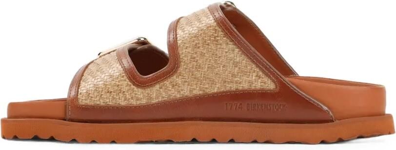 Birkenstock 1774 Arizona raffia sandalen Beige - Foto 4