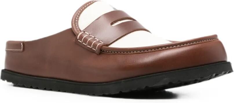 Birkenstock 1774 Naples canvas muiltjes Bruin - Foto 4