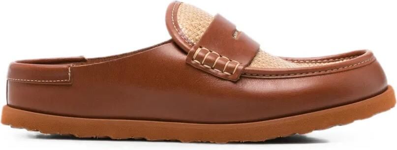 Birkenstock 1774 Naples raffia wikkelrok Bruin