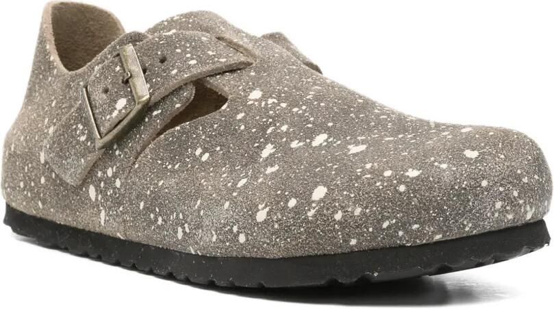 Birkenstock 1774 x SONG FOR THE MUTE loafers met gespikkeld suède Grijs - Foto 2