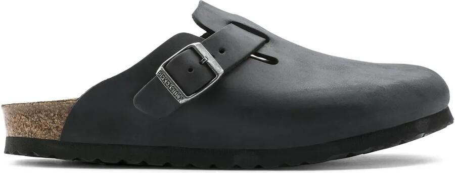 Birkenstock 20 mm Boston muiltjes Zwart