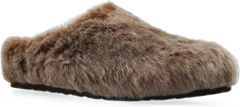 Birkenstock Amsterdam Wrapped lammy muiltjes Bruin - Foto 5