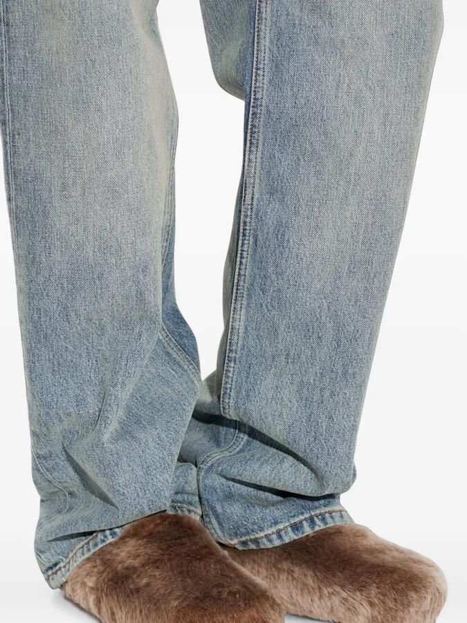 Birkenstock Amsterdam Wrapped lammy muiltjes Bruin - Foto 2