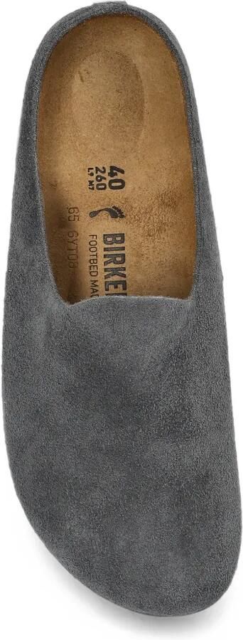 Birkenstock Amsterdam Wrapped suède muiltjes Grijs - Foto 3