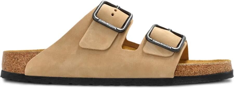 Birkenstock Arizona bandjes met gesp Beige