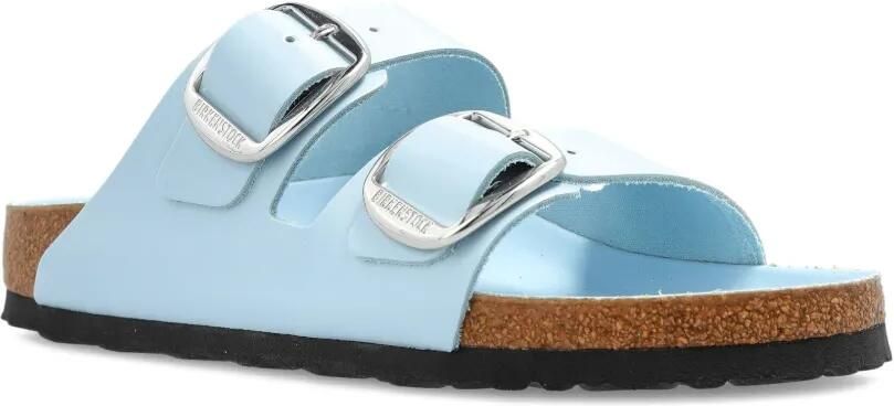 Birkenstock Arizona Big Buckle lakleren sandalen Blauw