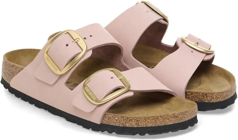 Birkenstock Arizona Big Buckle nubuck leren sandalen Roze - Foto 5