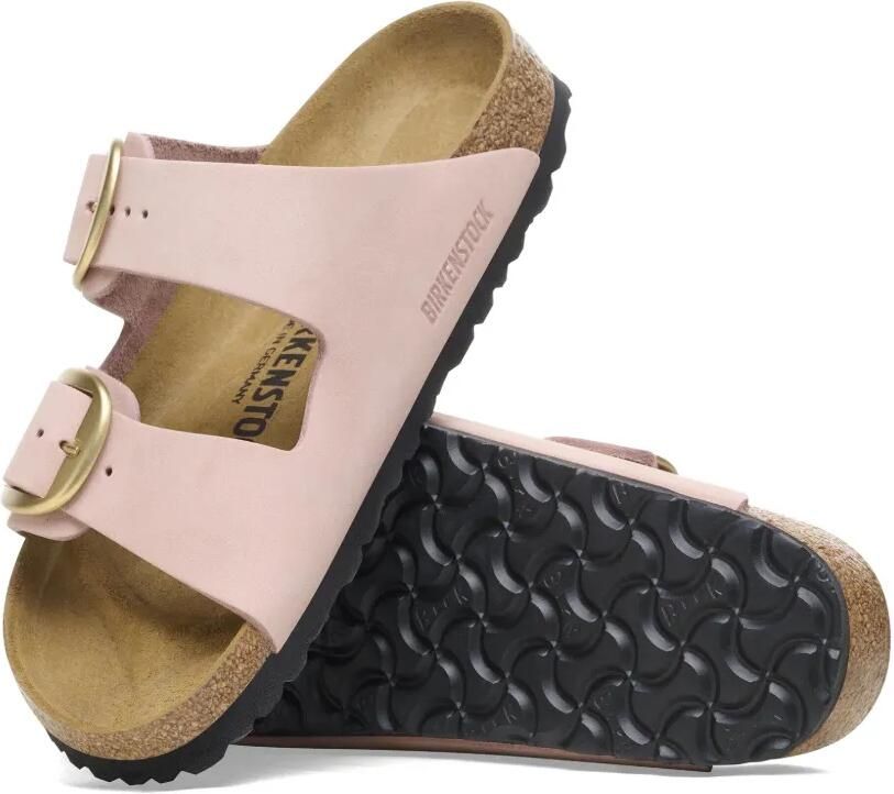Birkenstock Arizona Big Buckle nubuck leren sandalen Roze - Foto 4