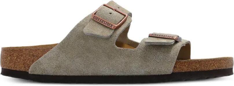 Birkenstock Arizona BS suède sandalen Beige