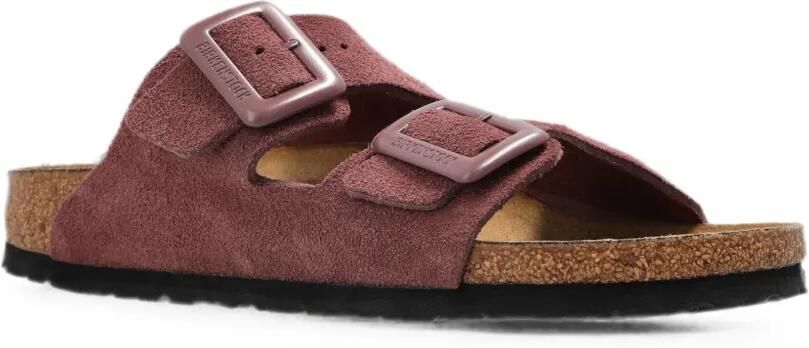 Birkenstock Arizona Cushion sandalen met gesp Roze - Foto 4