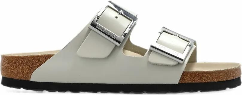 Birkenstock Arizona Droplet sandalen met gesp Beige