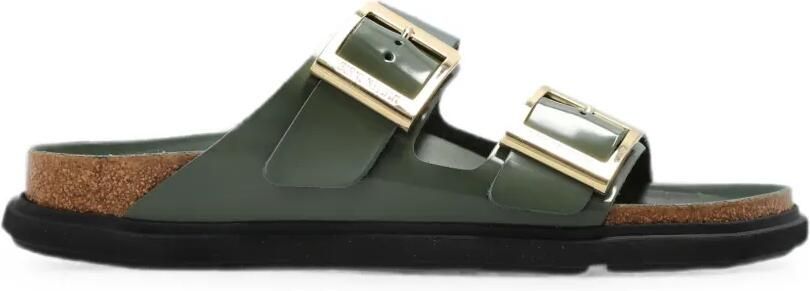 Birkenstock Arizona Droplet sandalen met gesp Groen