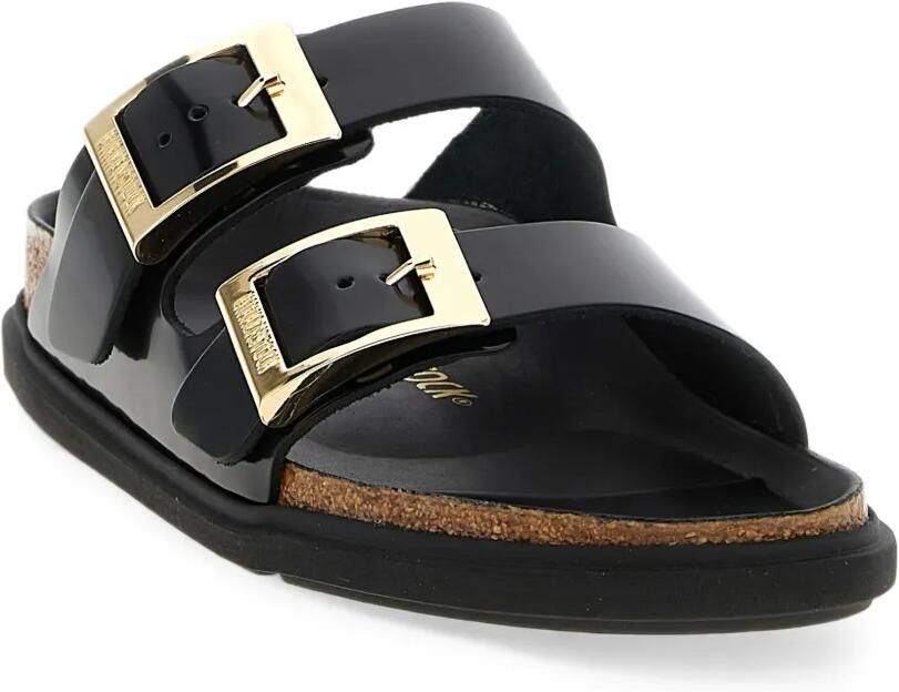 Birkenstock Arizona Droplet sandalen met gesp Zwart