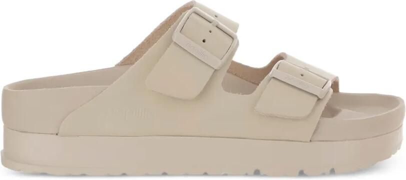 Birkenstock Arizona Flex sandalen met plateauzool Beige