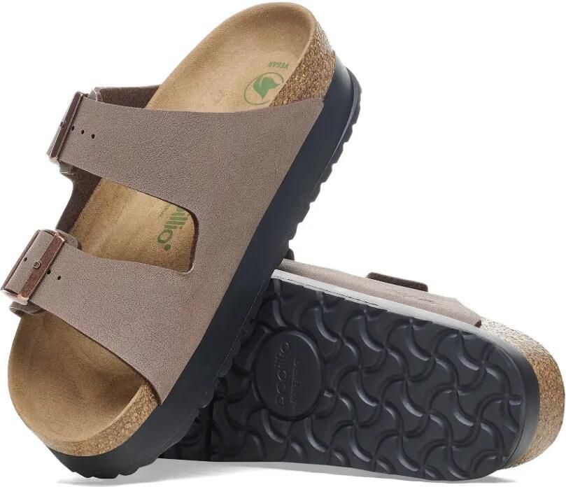 Birkenstock Arizona Flex sandalen met plateauzool Beige - Foto 3