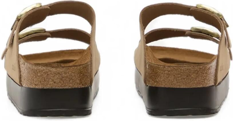 Birkenstock Arizona Flex sandalen met plateauzool Beige - Foto 2