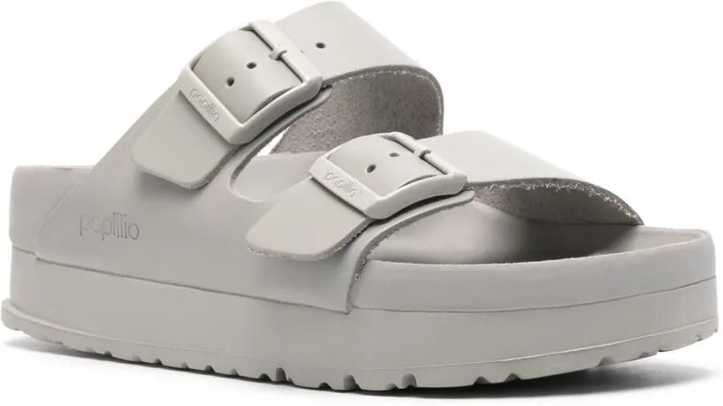 Birkenstock Arizona Flex sandalen met plateauzool Grijs - Foto 3