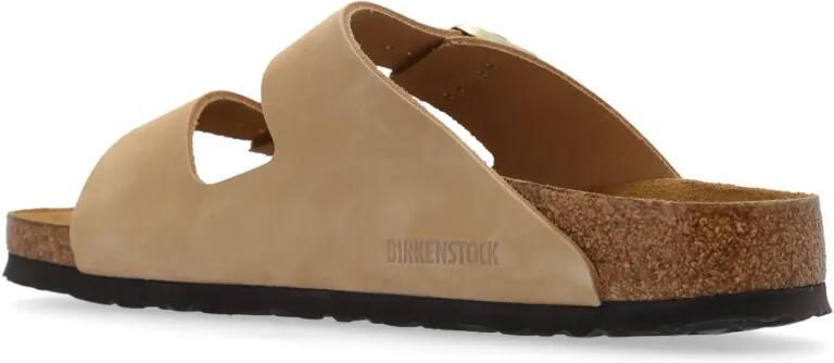 Birkenstock Arizona leren sandalen Beige - Foto 5