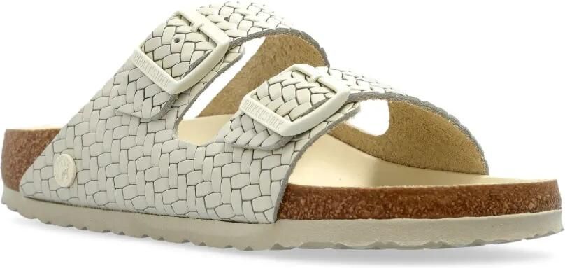 Birkenstock Arizona leren sandalen Beige - Foto 4