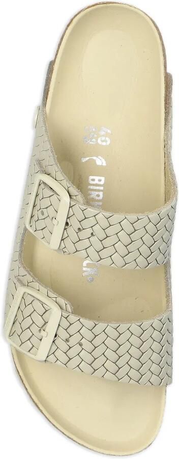 Birkenstock Arizona leren sandalen Beige - Foto 3