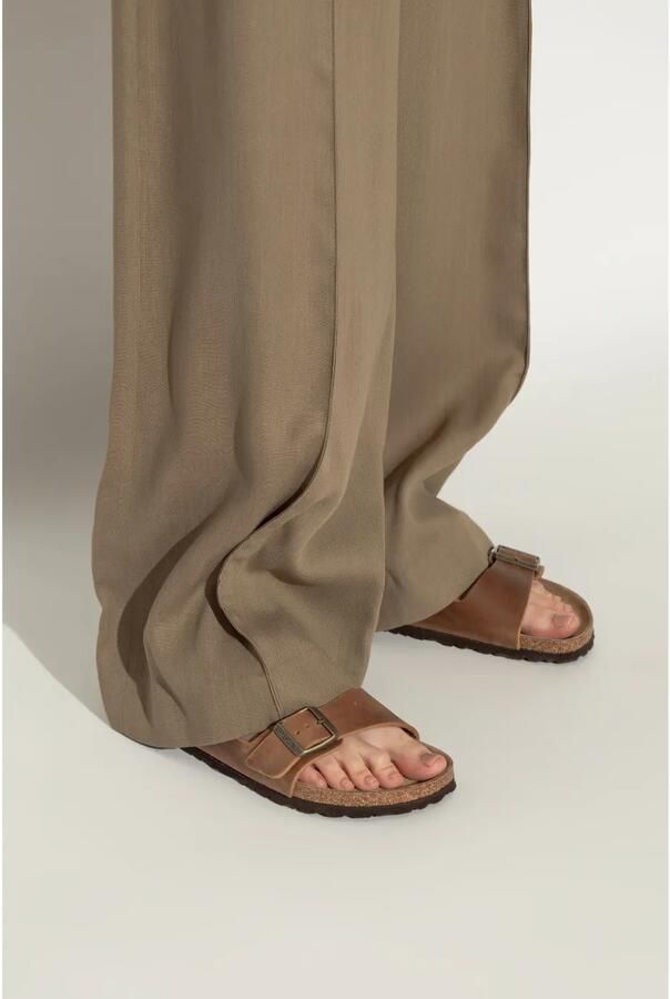 Birkenstock Arizona leren sandalen Bruin - Foto 2