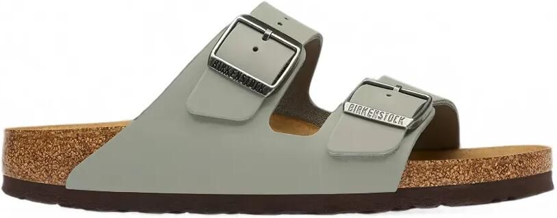 Birkenstock Arizona leren sandalen Groen