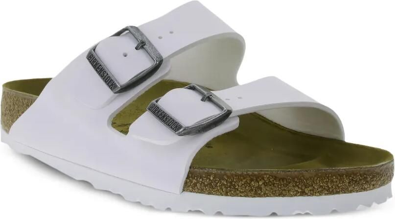 Birkenstock Arizona leren sandalen met gespsluiting Wit - Foto 2