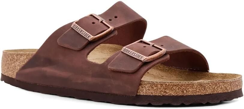 Birkenstock Arizona leren sandalen met verstelbaar bandje Bruin - Foto 2