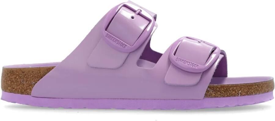 Birkenstock Arizona leren sandalen Paars